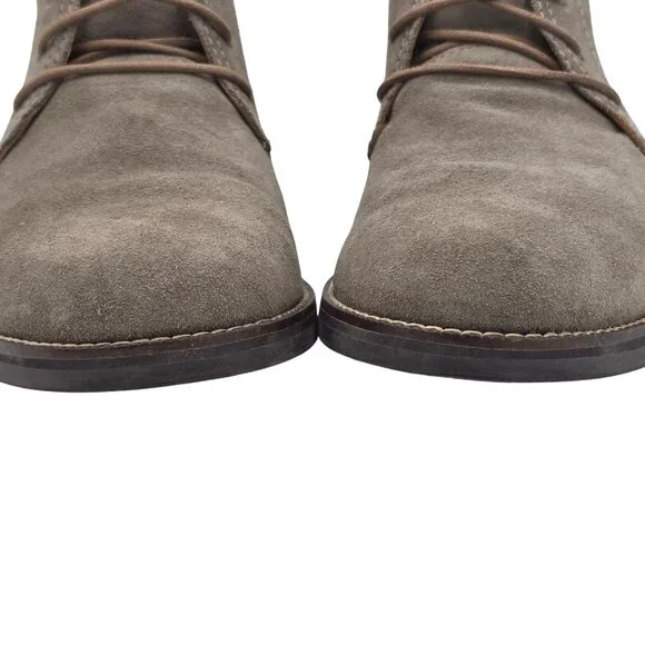 Cole Haan Ogden Stitch Suede Chukka Boots Taupe Tan Dress Casual Shoes Mens 9M - Picture 10 of 11